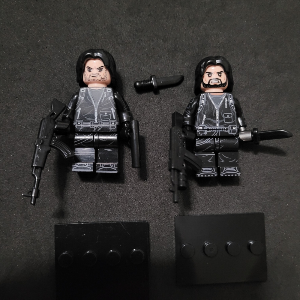 2 New Winter Soldier Mini Figure Set